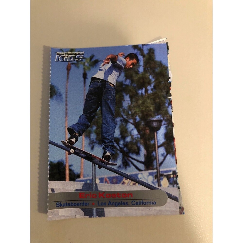 Eric Koston Rookie 2001 Sports Illustrated For Kids SI #88 Skateboarding‎
